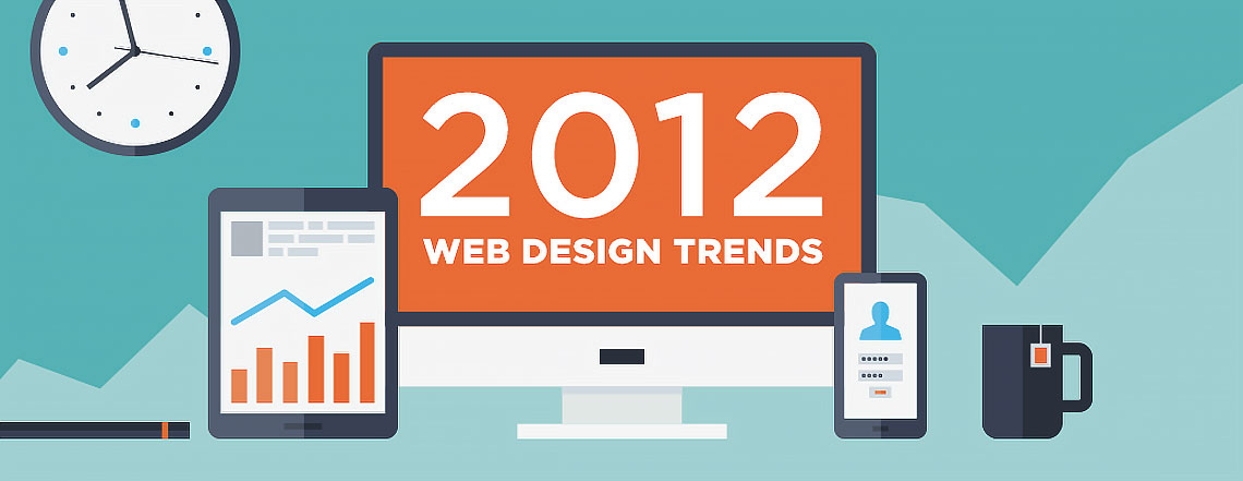 Модные тенденции веб дизайна 2012